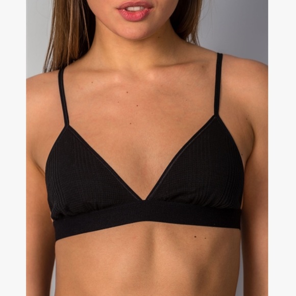Black Knit Bralette - Picture 1 of 2